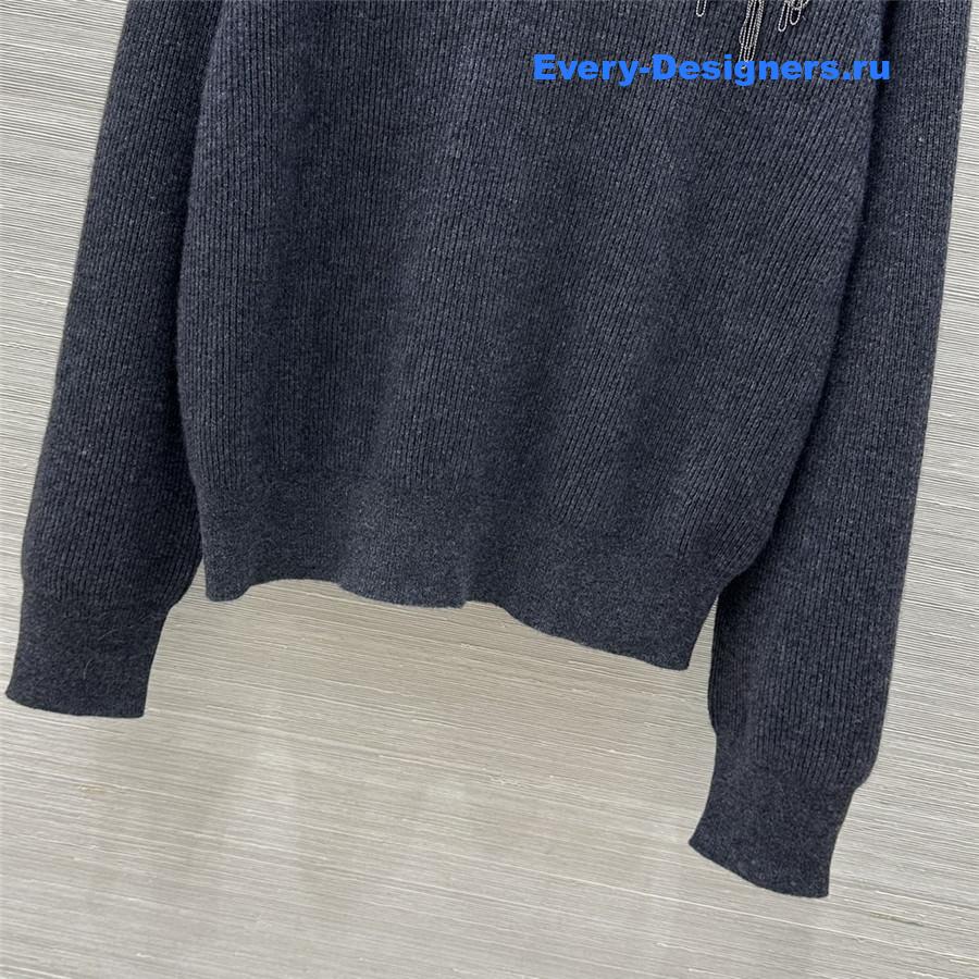 BC Dark Blue Cashmere Hooded Set