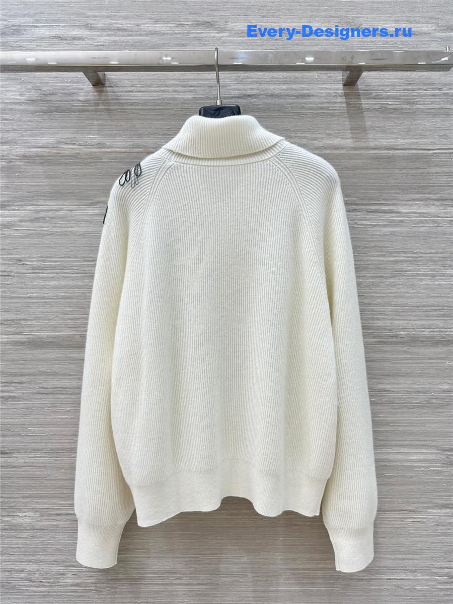 BC White Cashmere Hooded Set