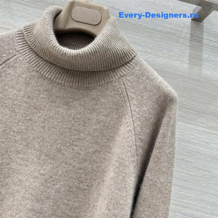 BC Striped Cashmere Turtleneck