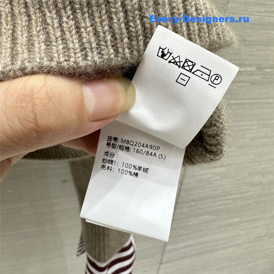 BC Striped Cashmere Turtleneck