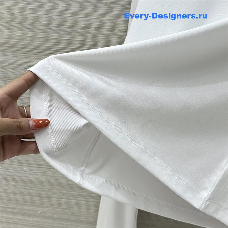 Miu Miu White Cropped Wool Sweater