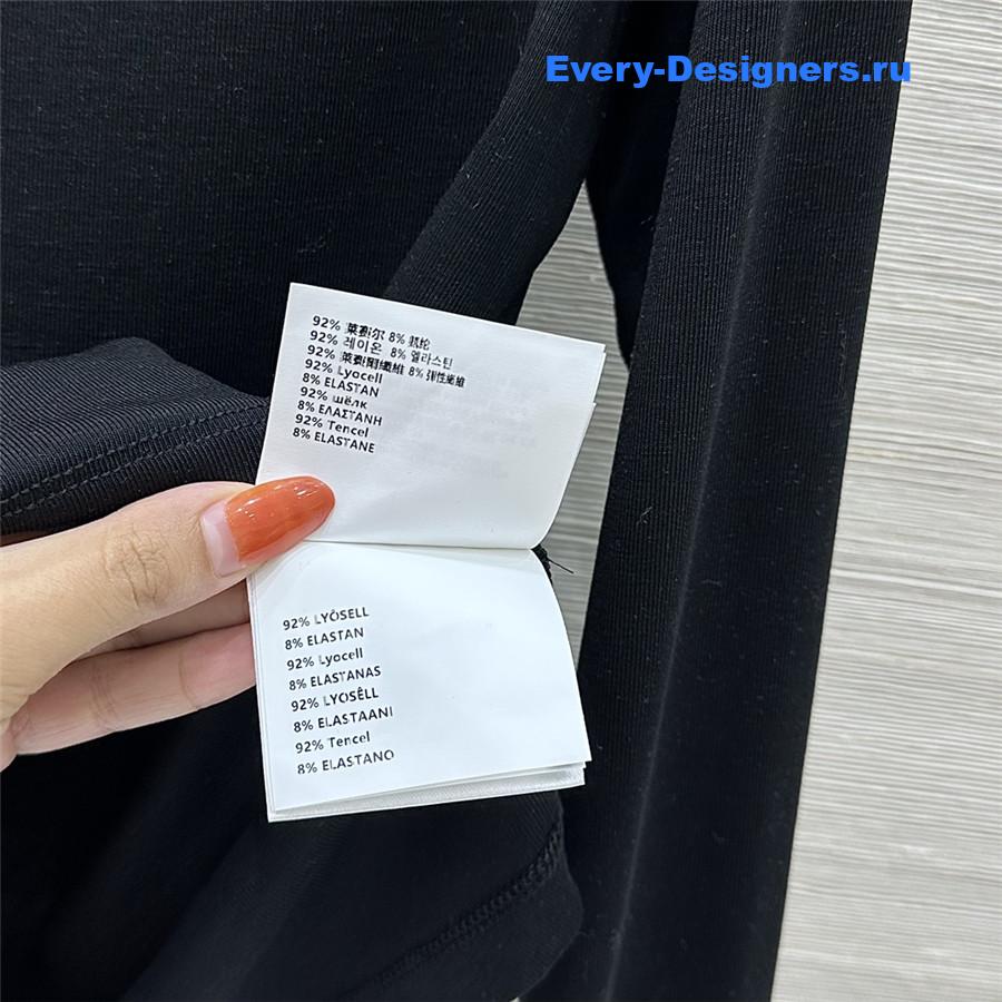 Miu Miu Black Cropped Wool Sweater