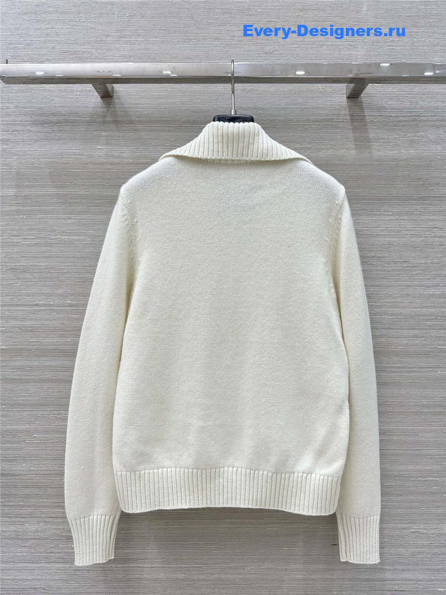 L0r0 P1ana white ivory besset down vest