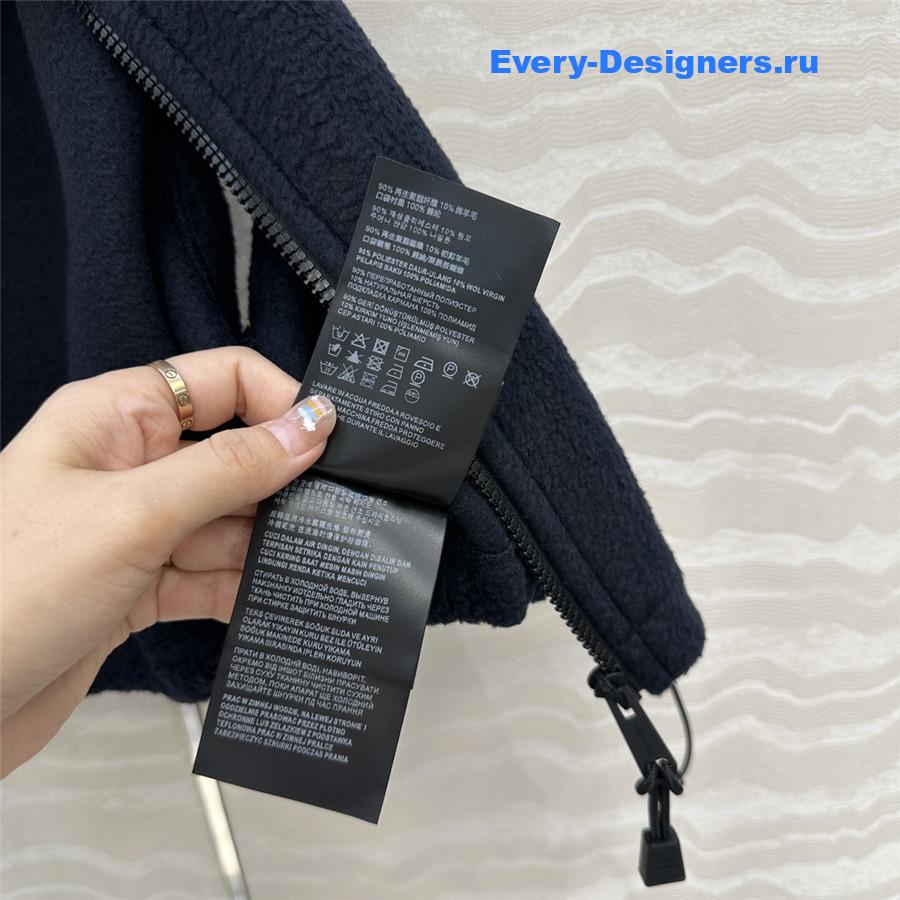 Miu Miu Zip-Up Sherpa Vest