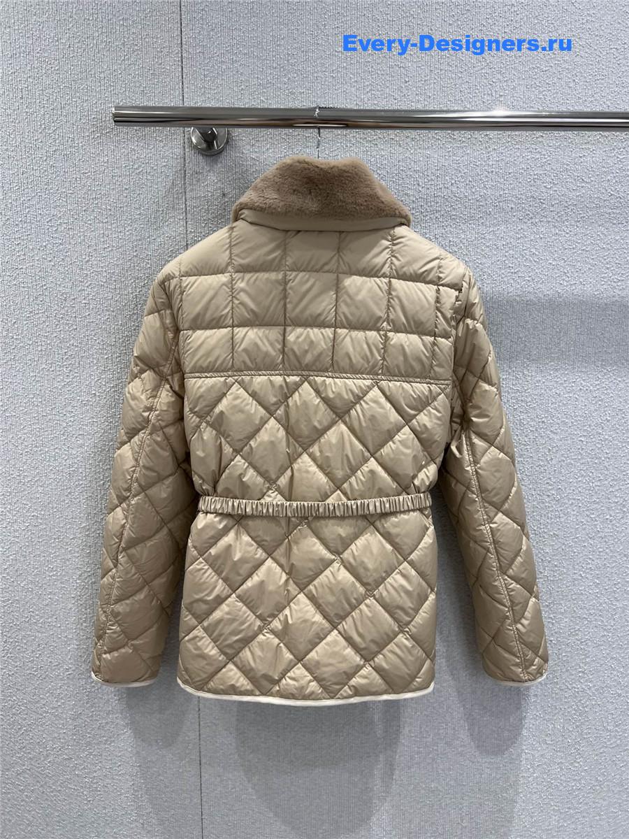 Moncler Beige Cygne Down Jacket