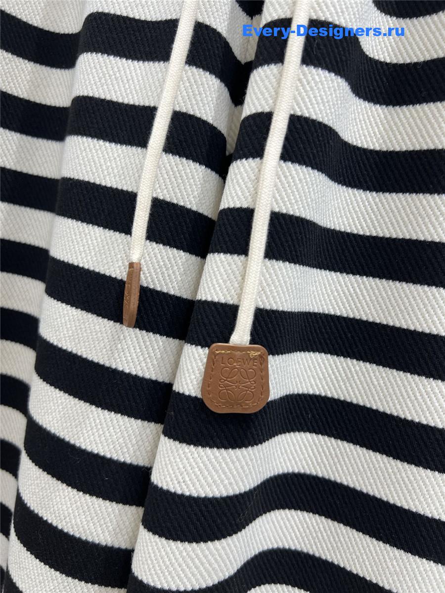 L0ew*  striped knit wide-leg pants