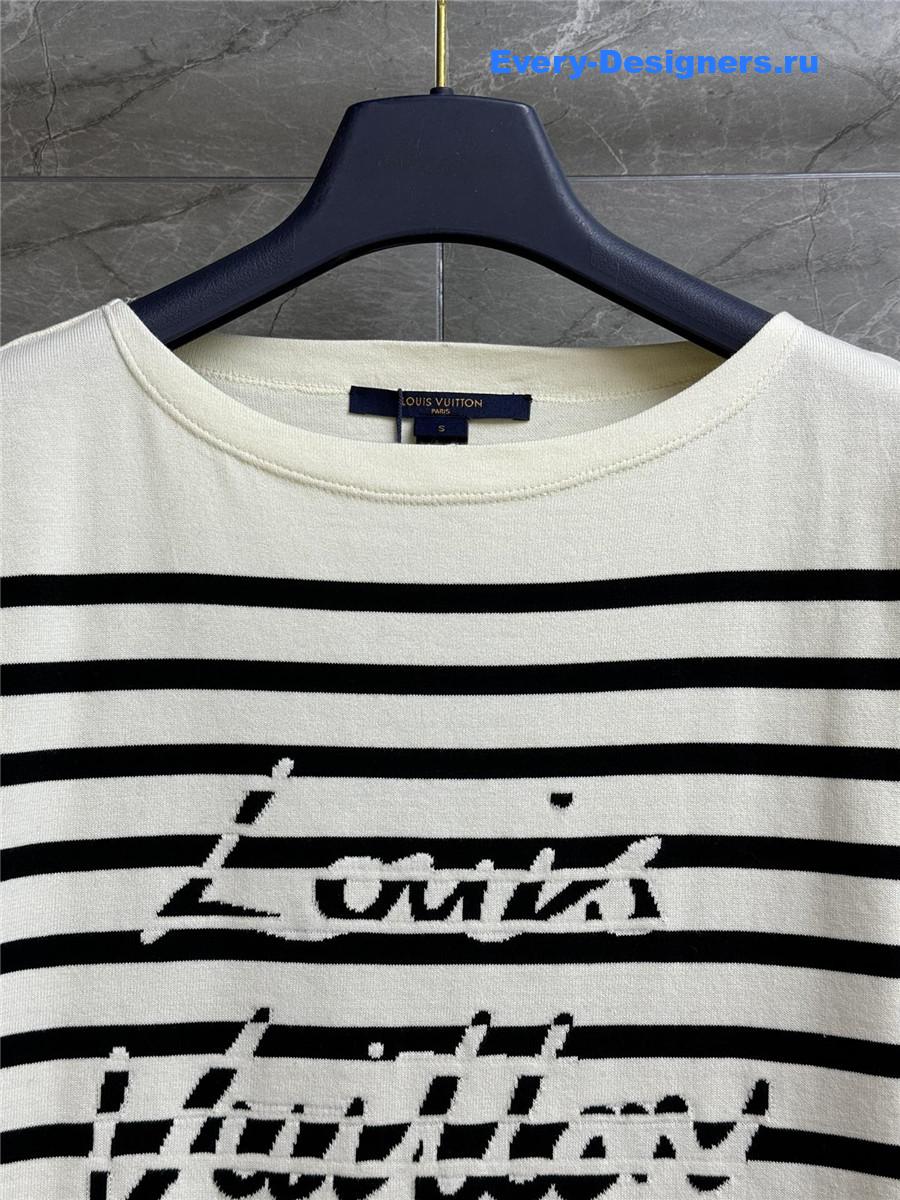 l0vis Vvtt0n signature stripes knit top