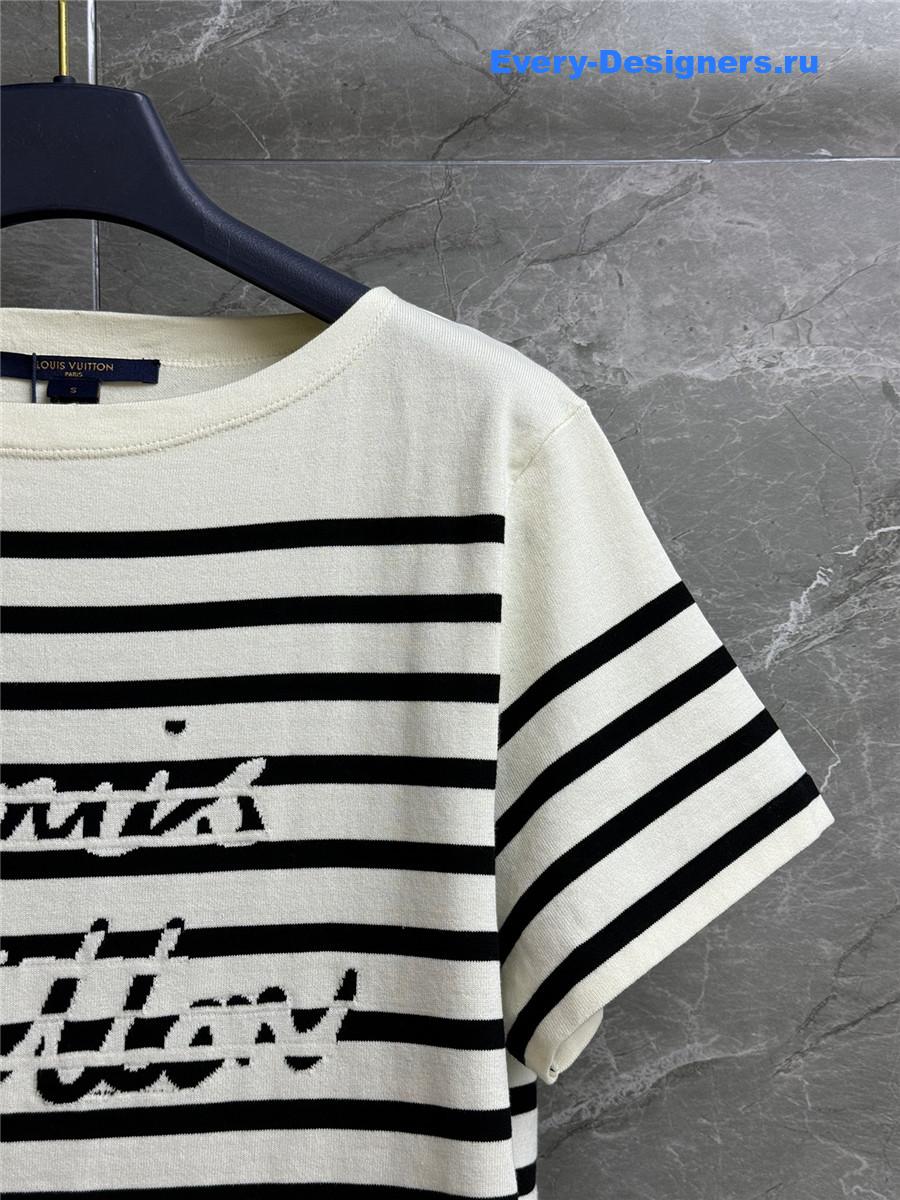 l0vis Vvtt0n signature stripes knit top