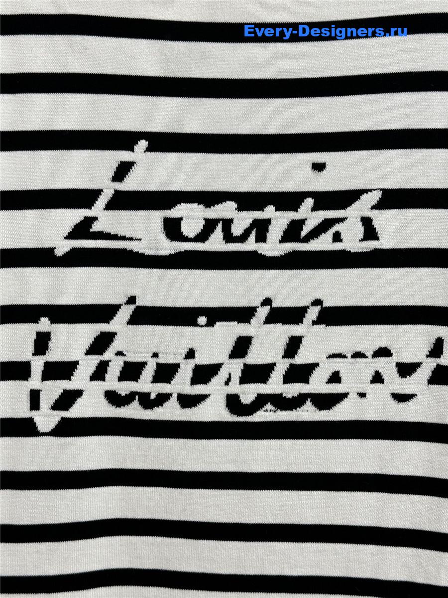 l0vis Vvtt0n signature stripes knit top