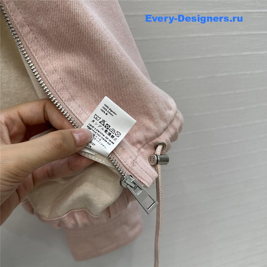 L0ew* denim pink trapeze jacket