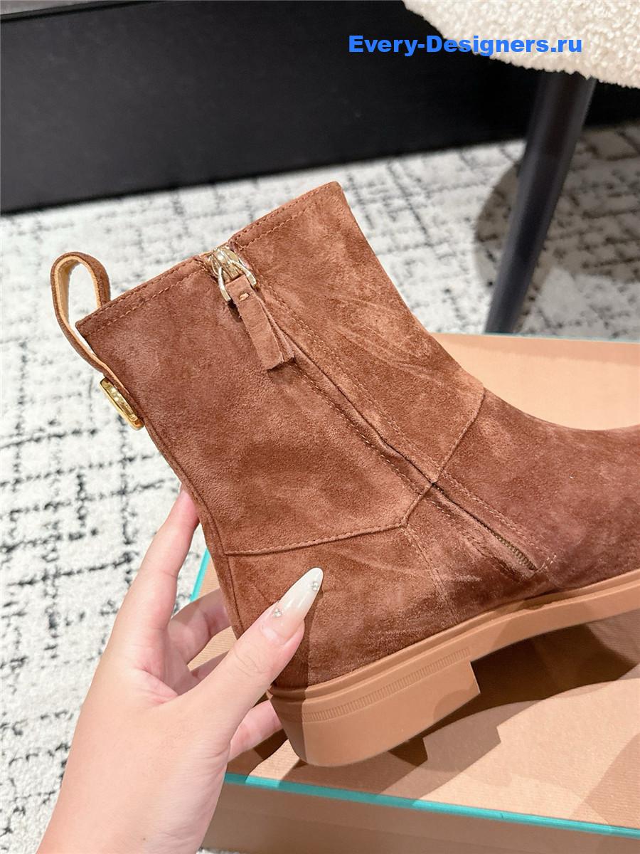L0r0 P1ana  kilda brown suede ankle boots