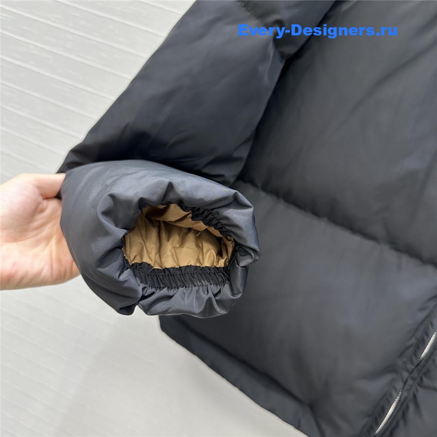 Pra*a re-nylon padded shell-down jacket in black