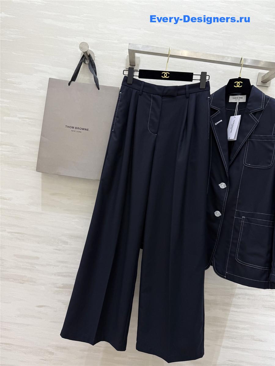 Thom Browne Elongated Patch Pocket Jacket With Pants Sets