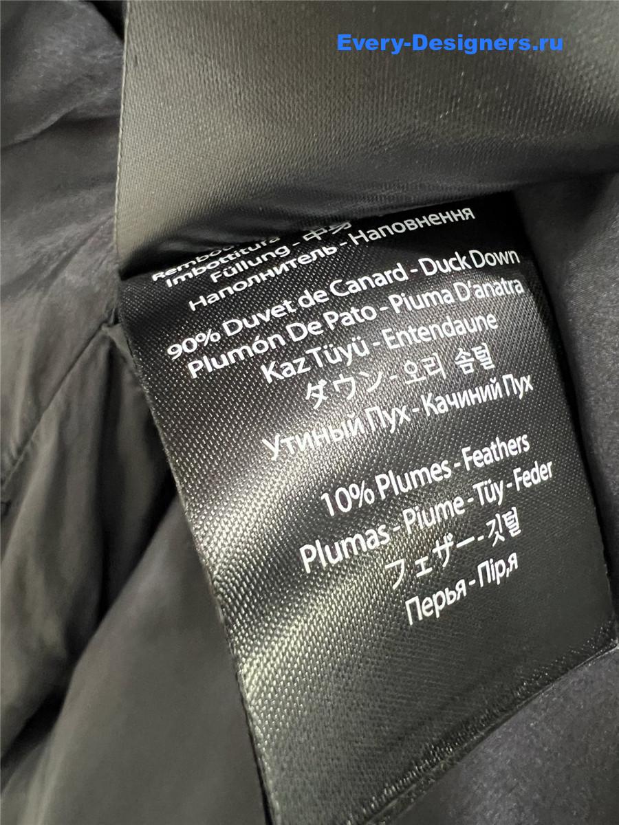 Moncler Black Padded Wool Zip-Up Cardigan