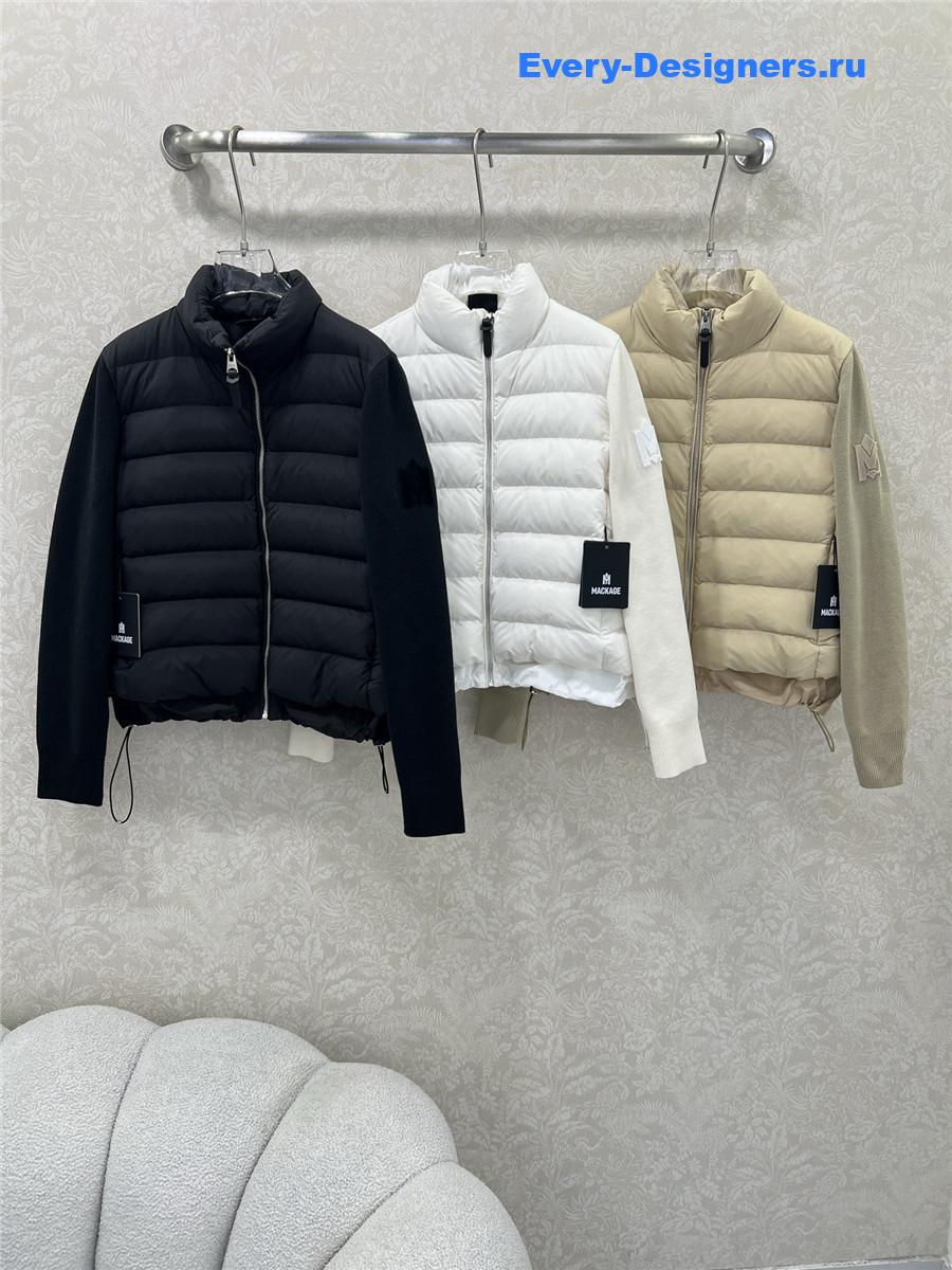 Moncler Black Padded Wool Zip-Up Cardigan