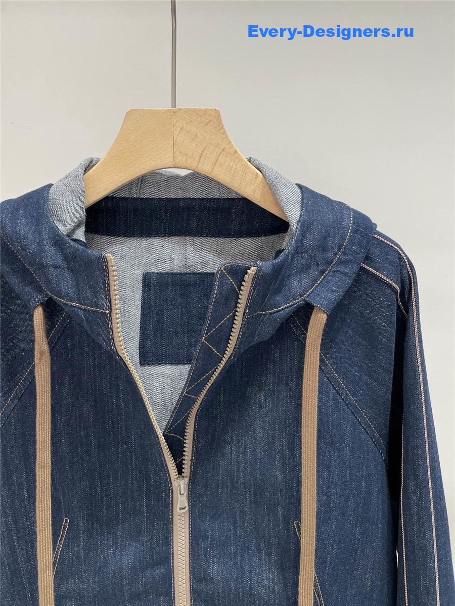 BC Navy Denim Hoodie