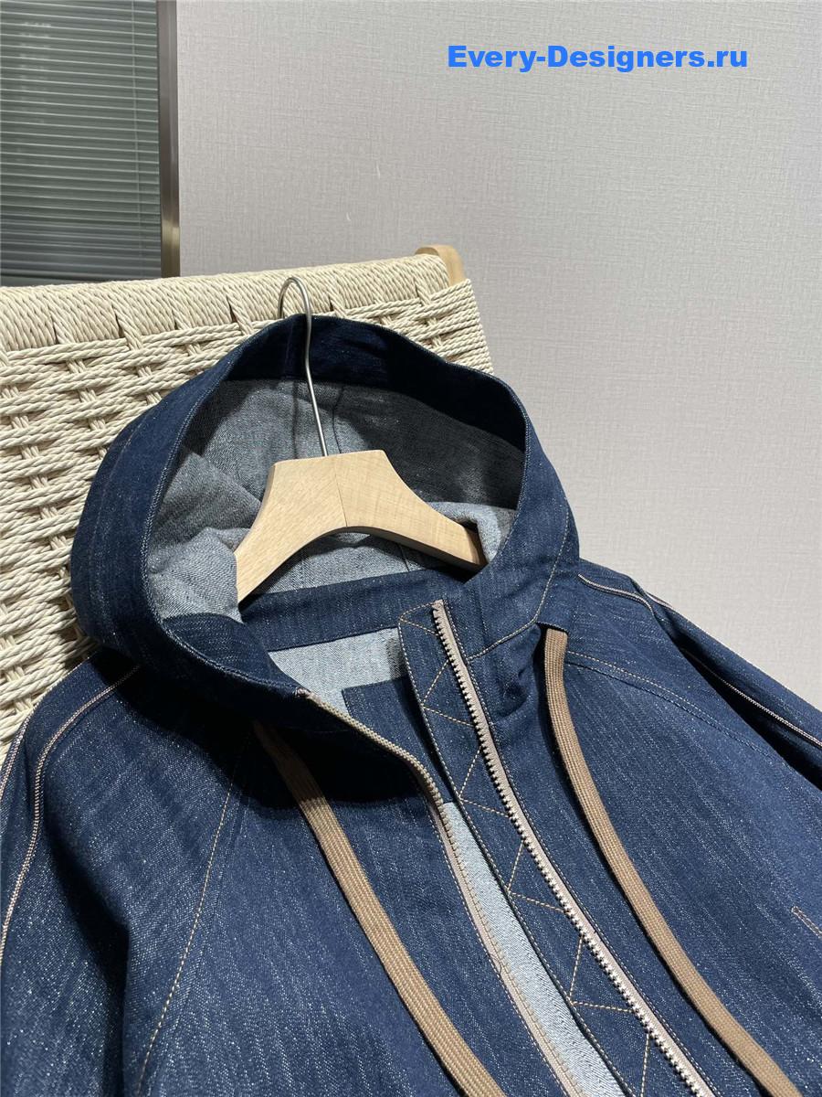 BC Navy Denim Hoodie