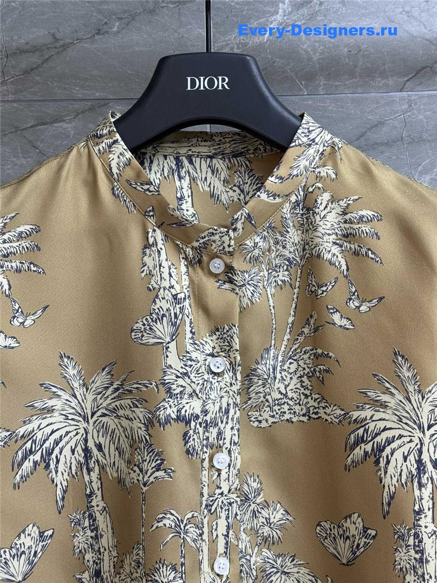 D10r D10riviera long silk blouse