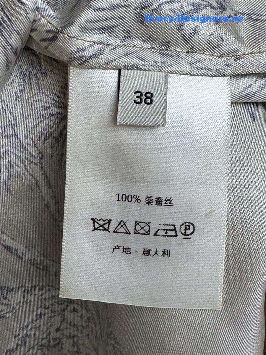 D10r D10riviera long silk blouse