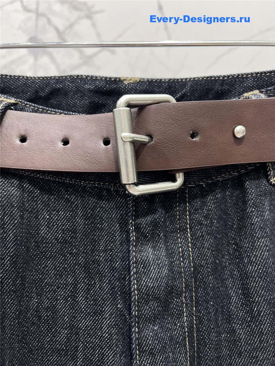 L0ew* blue wide-leg jeans