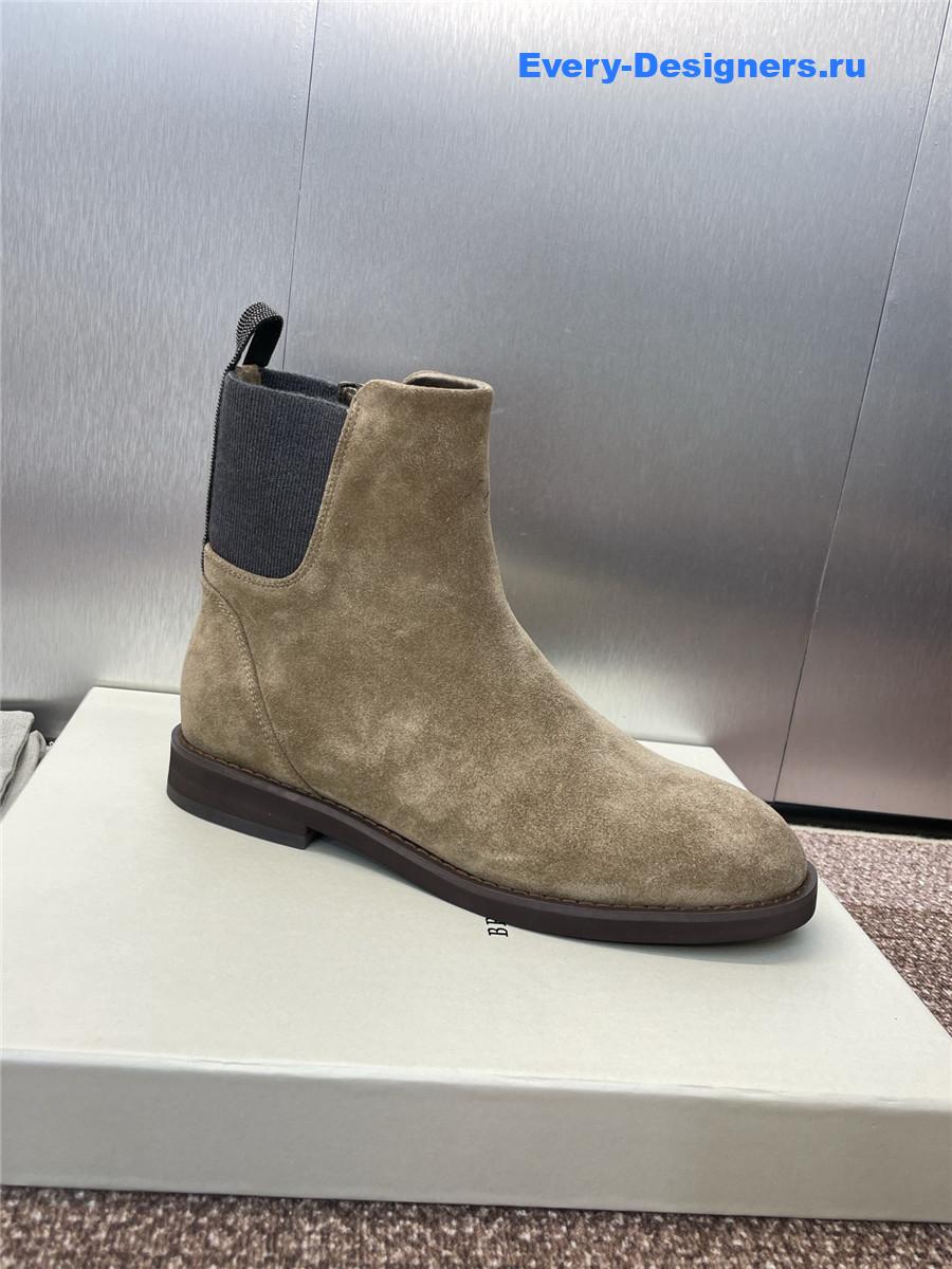 BC Beige Suede Monili Chelsea Boots