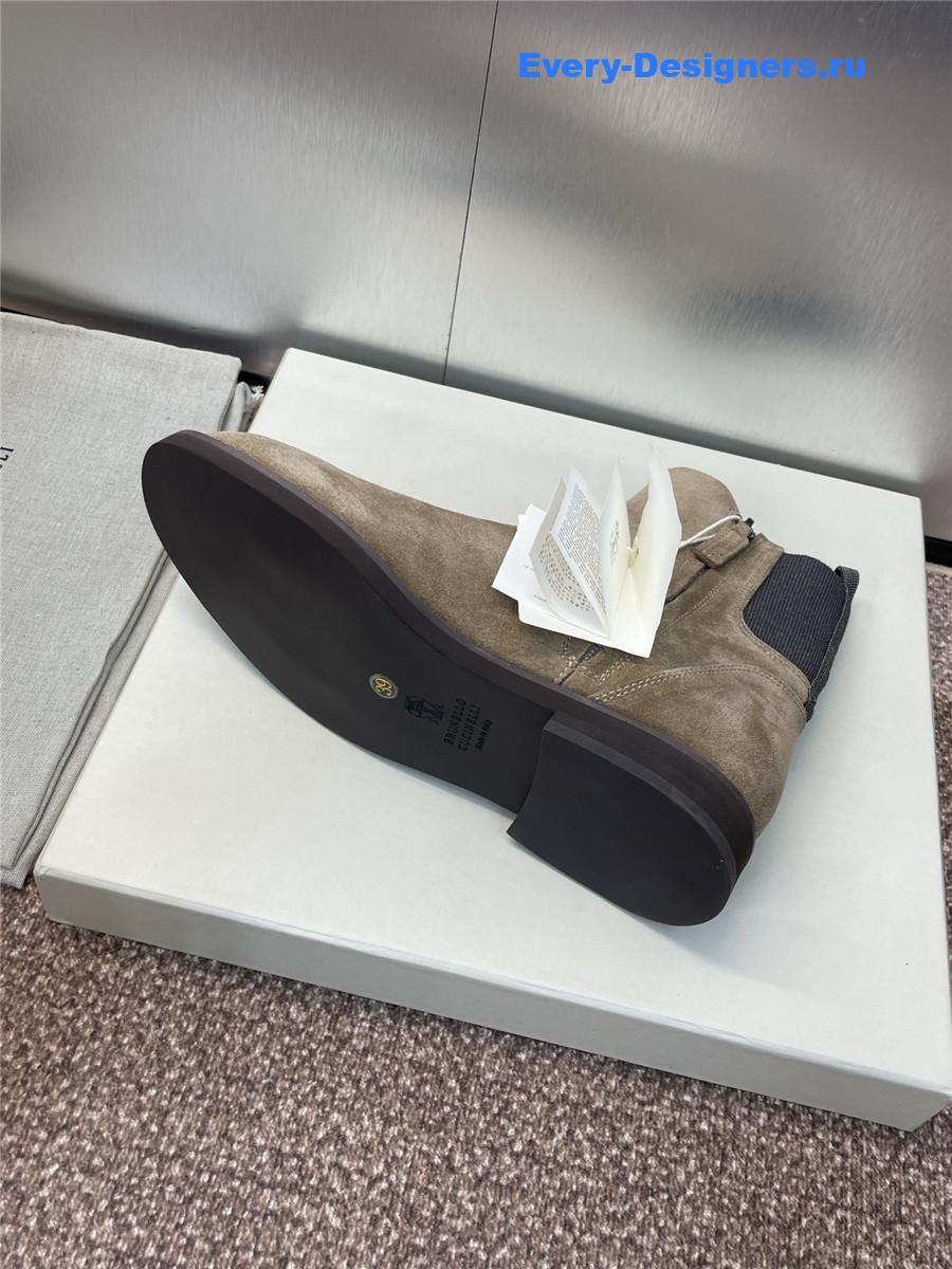 BC Beige Suede Monili Chelsea Boots