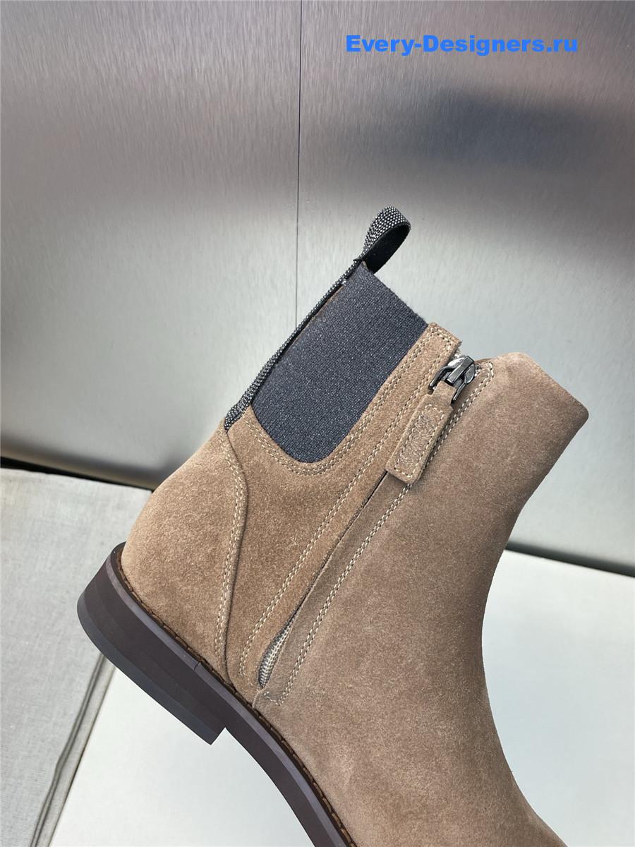 BC Brown Suede Monili Chelsea Boots