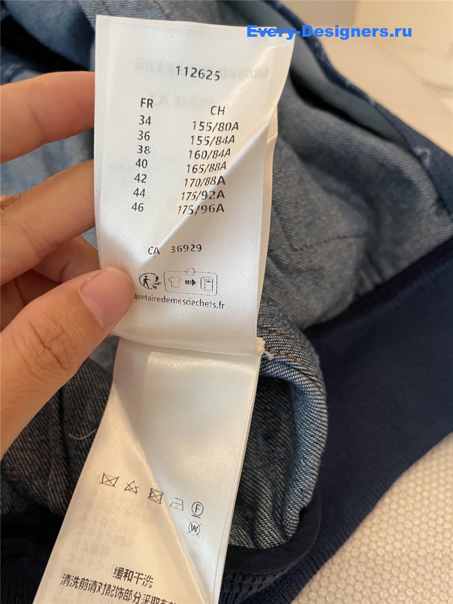 l0vis Vvtt0n cropped monogram denim jacket