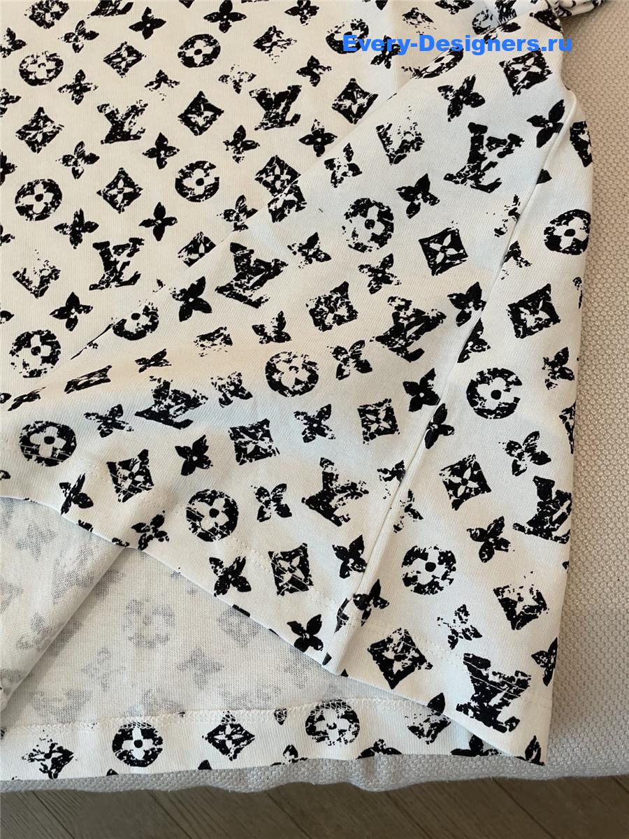 l0vis Vvtt0n lv monogram cotton crewneck