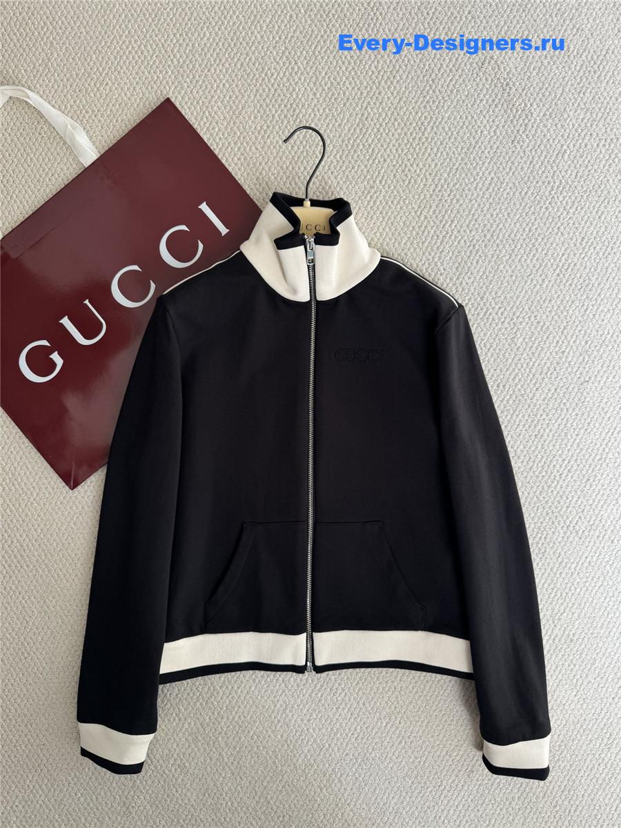 Gvc*1 zip-up jacket with elastic waist pants set