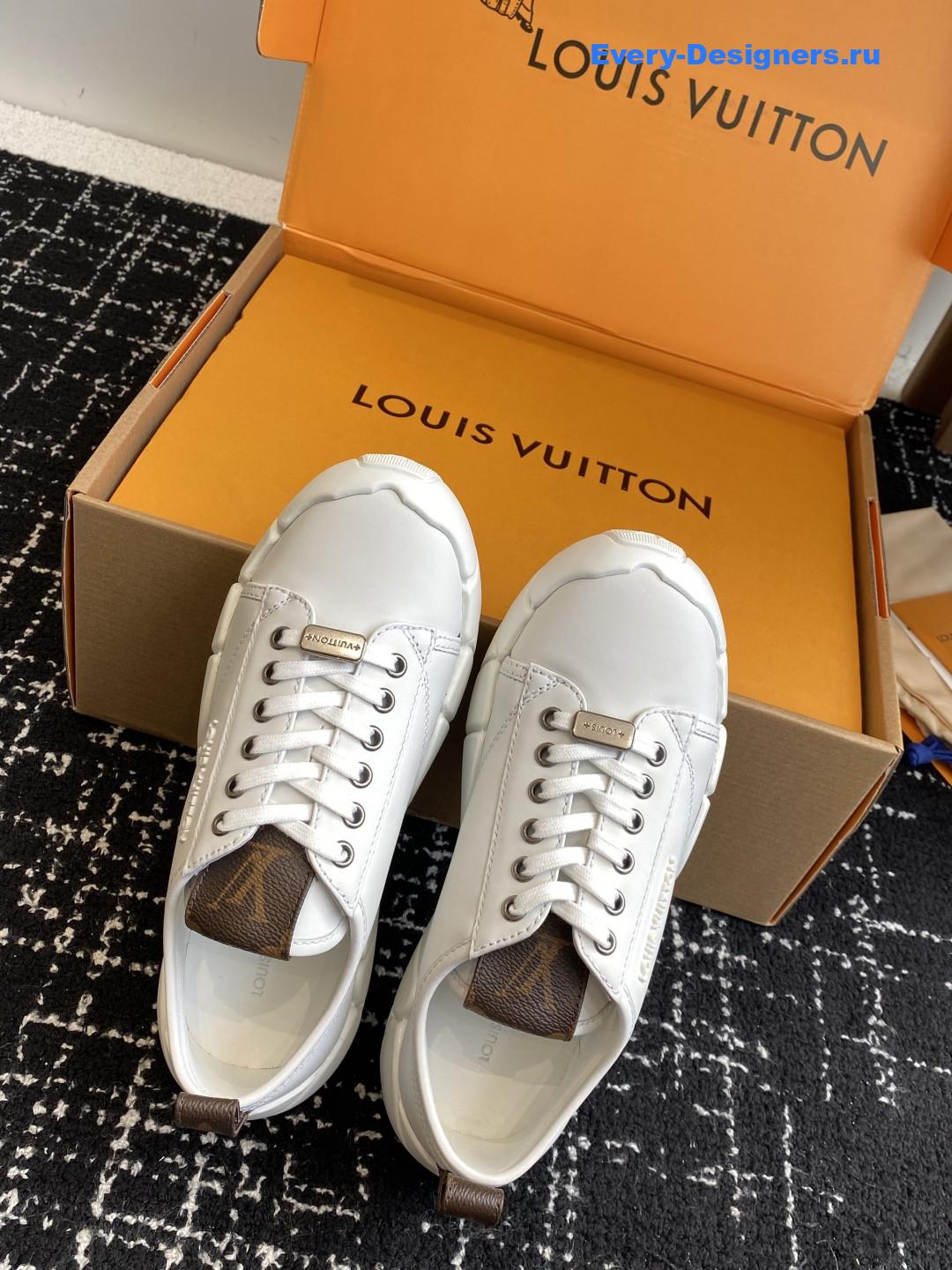 l0vis Vvtt0n white lv bubble sneaker