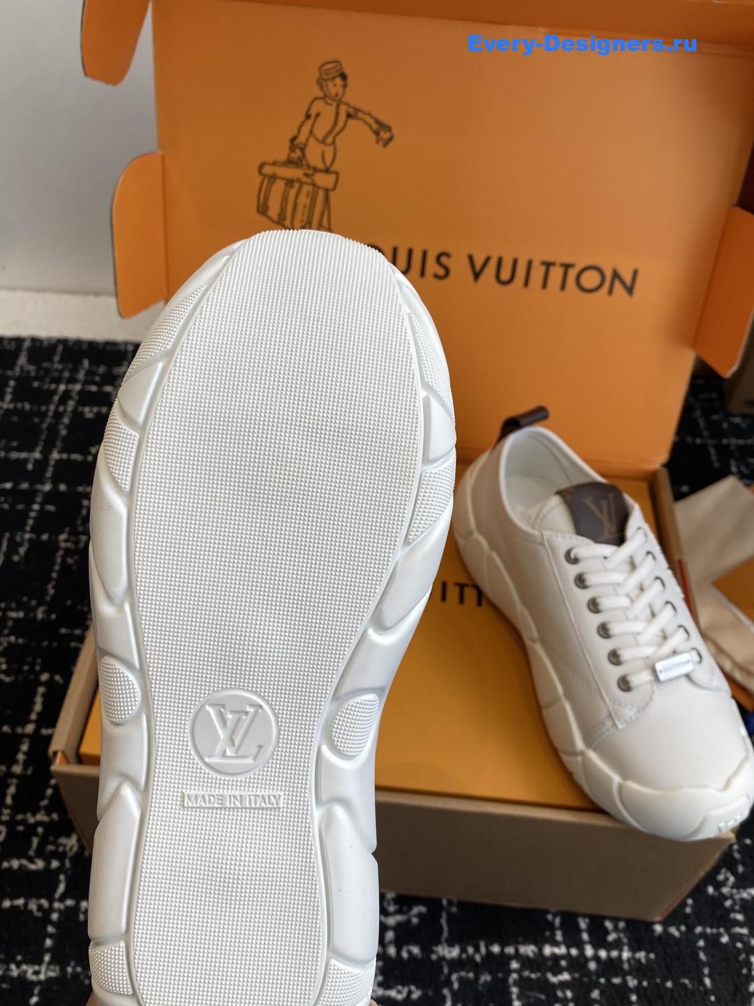 l0vis Vvtt0n white lv bubble sneaker