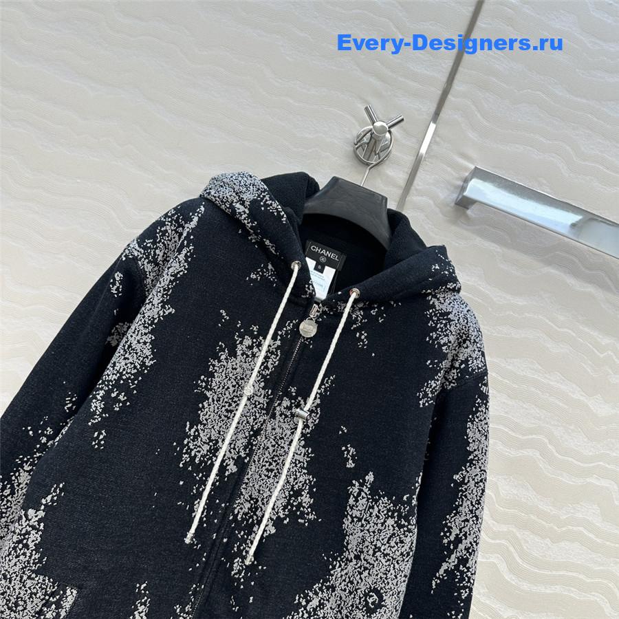 Ch**el coco girls fireworks long puffer jacket