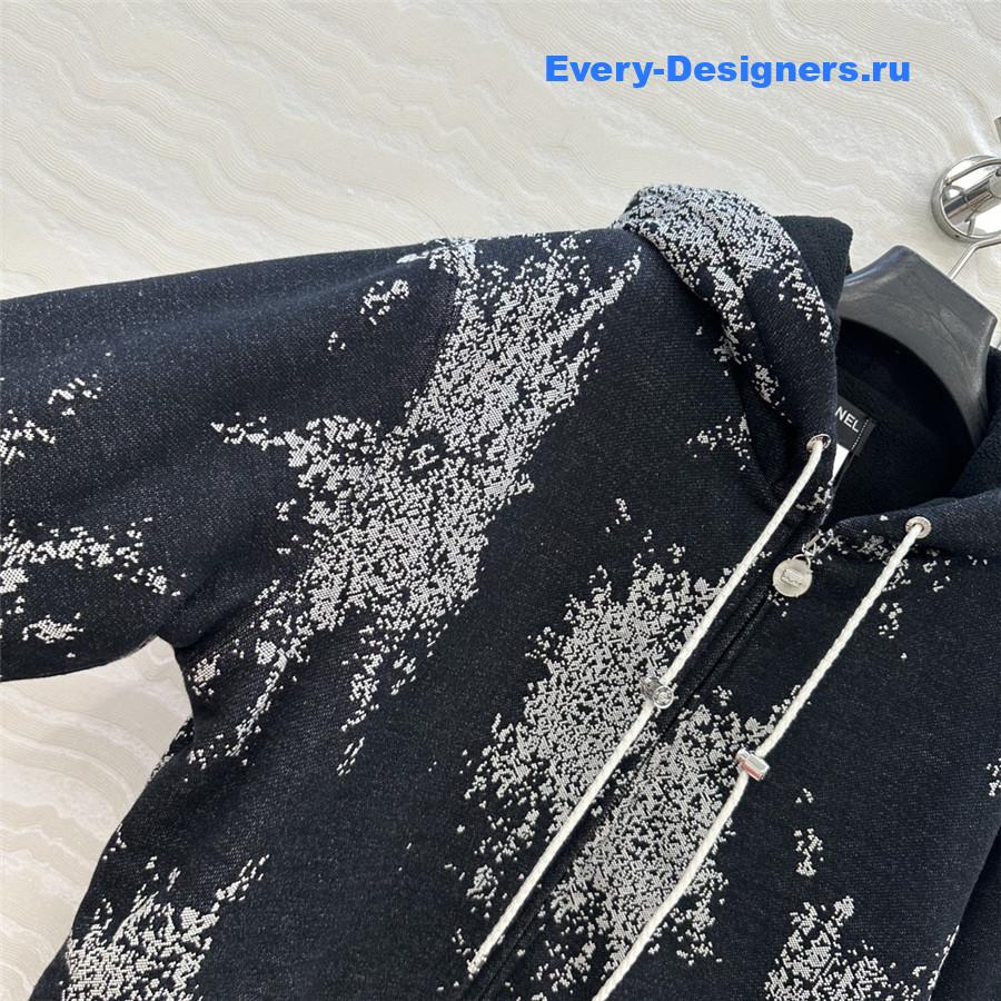 Ch**el coco girls fireworks long puffer jacket