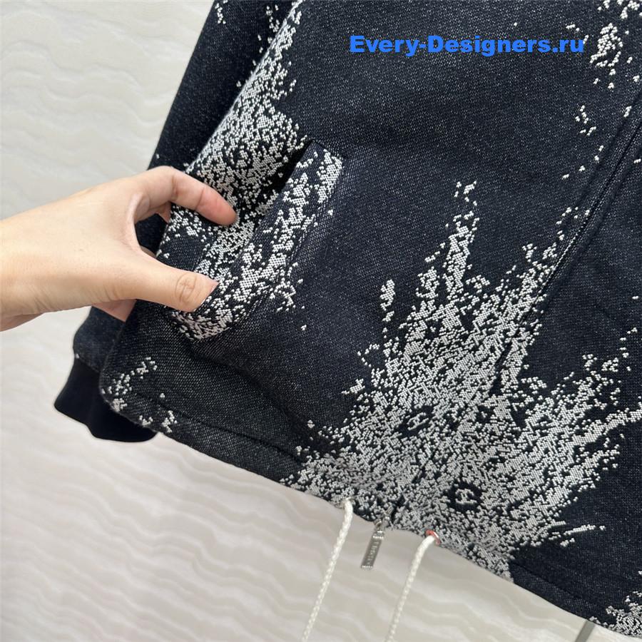 Ch**el coco girls fireworks long puffer jacket