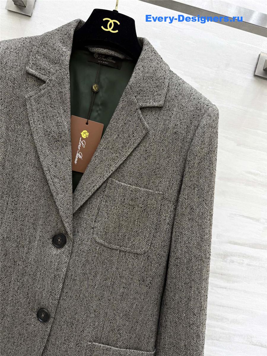 L0r0 P1ana gray eleanor blazer