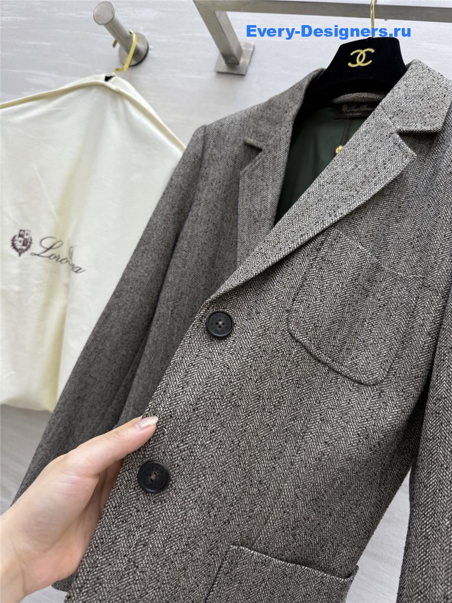 L0r0 P1ana gray eleanor blazer