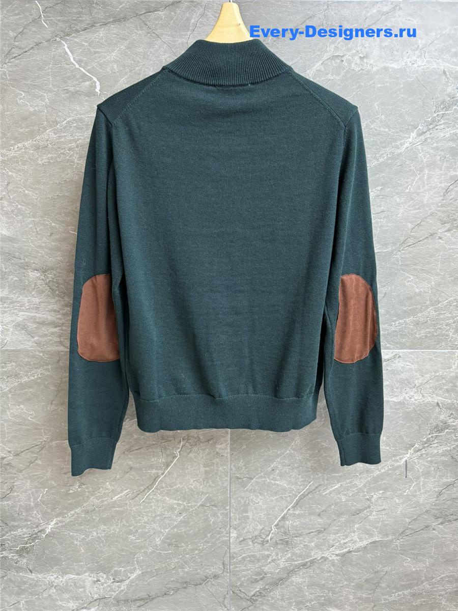 Miu Miu Green Knit Cardigan