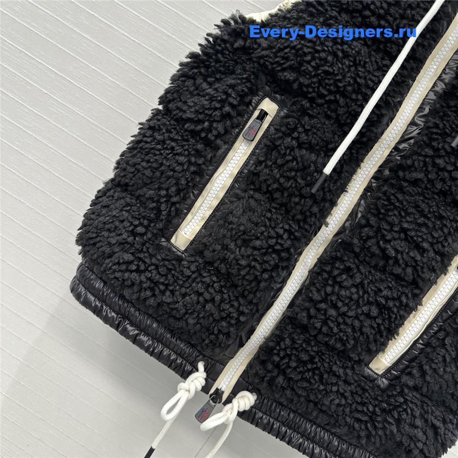 Moncler Black Quilted Down Jacket