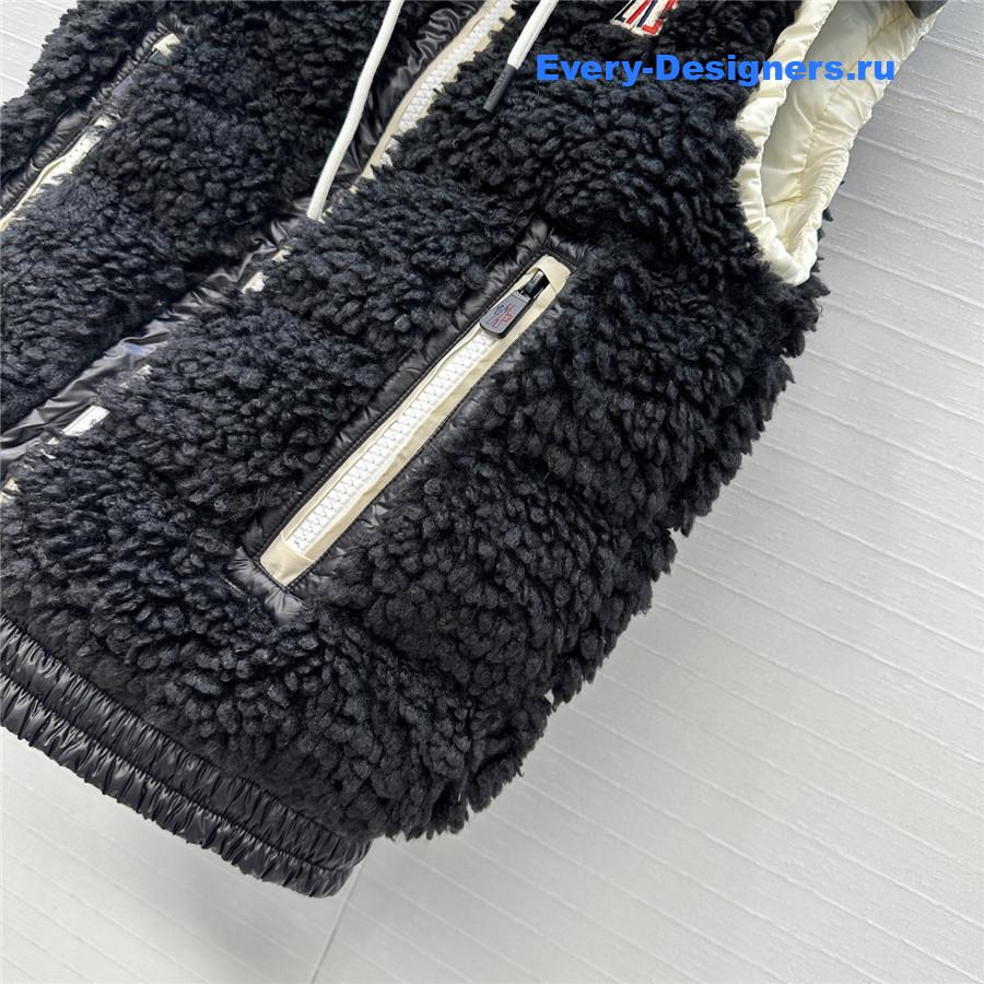 Moncler Black Quilted Down Jacket