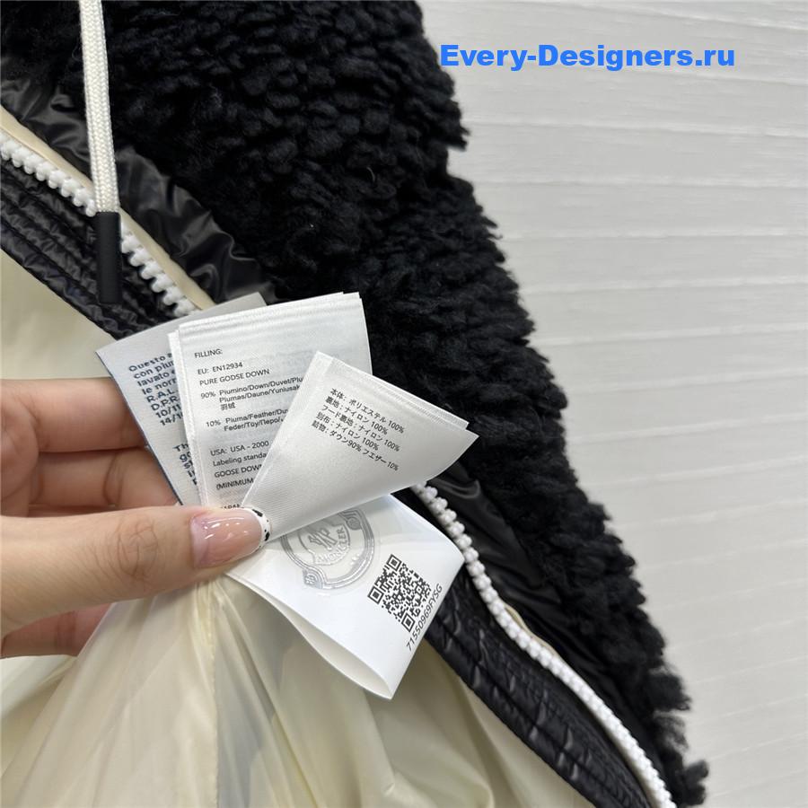 Moncler Black Quilted Down Jacket