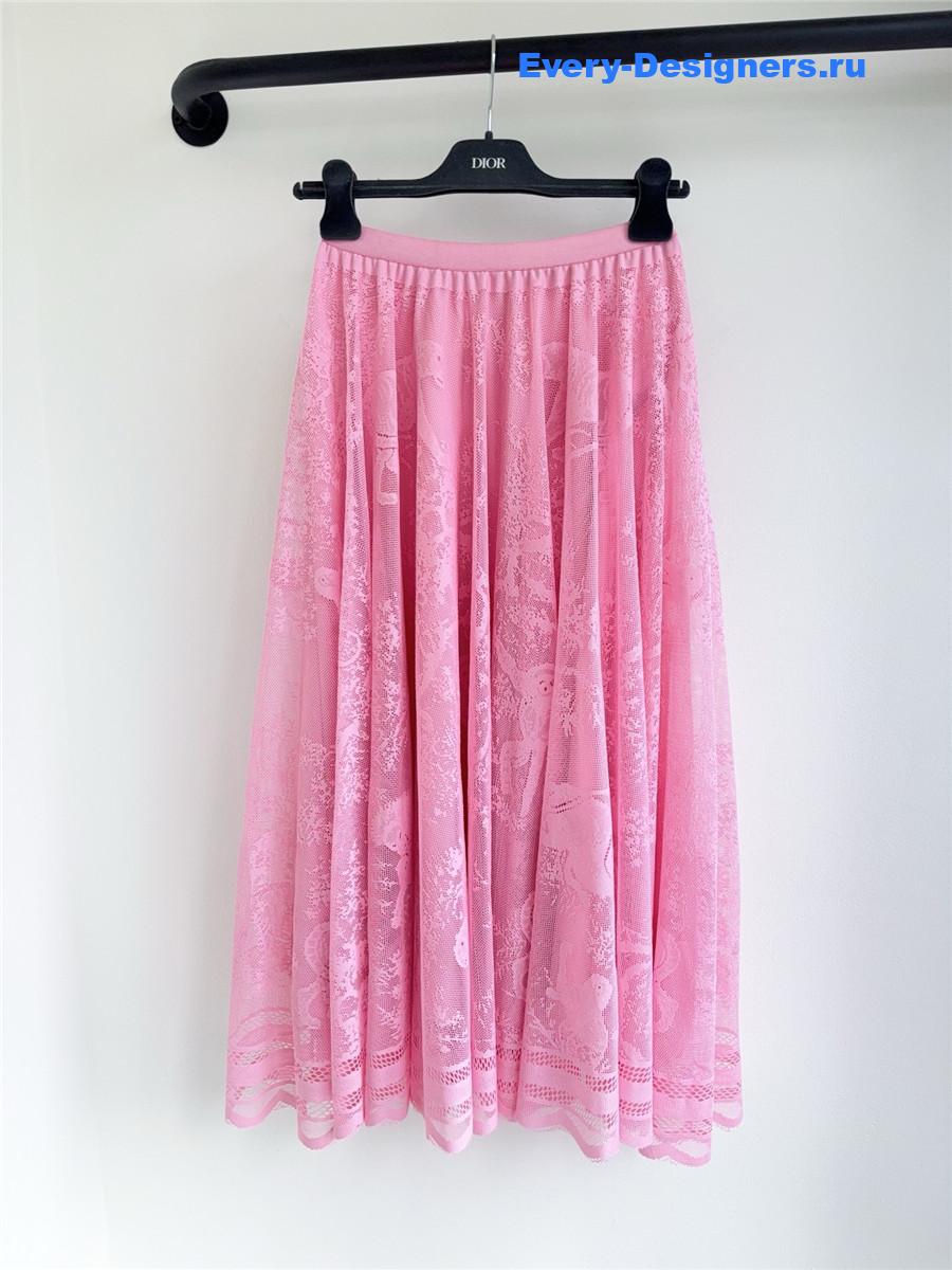 D10r D10riviera mid-length flared skirt