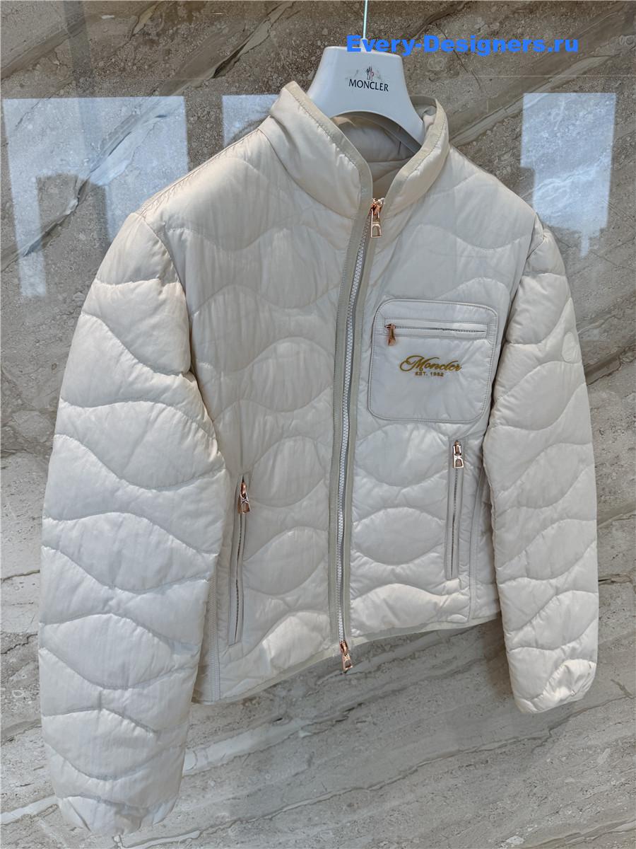 Moncler White Tegea Quilted Jacket