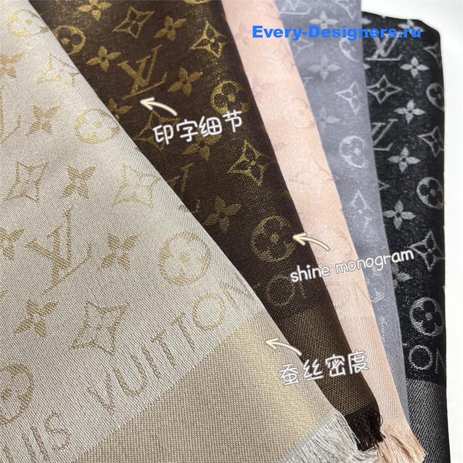 l0vis Vvtt0n shine monogram shawl