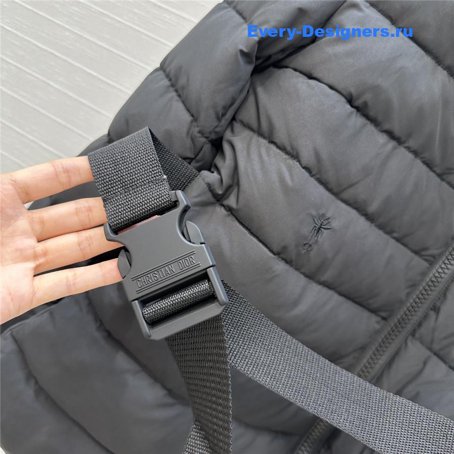 Pra*a stand collar black down jacket