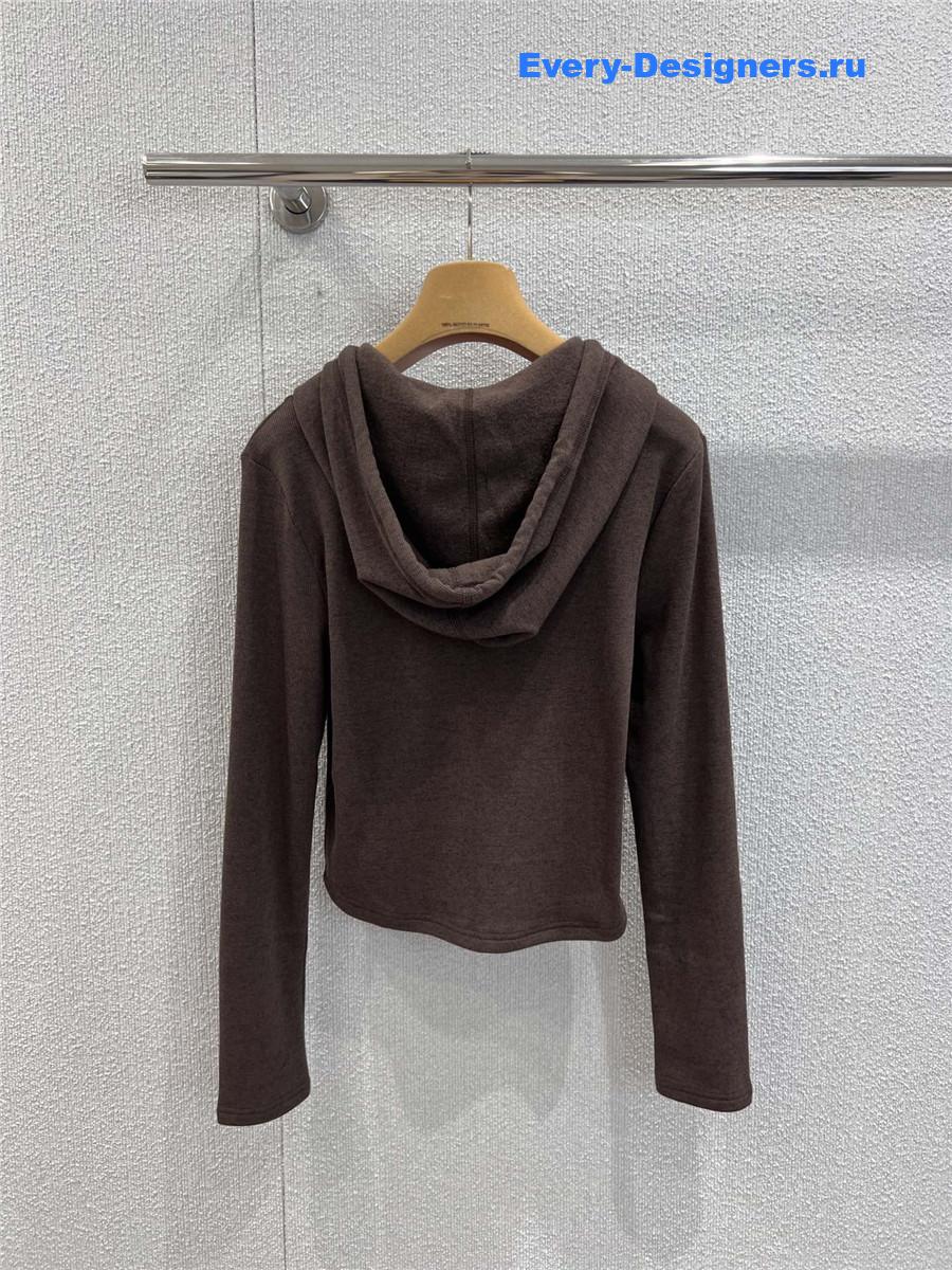 Miu Miu Hoodie Wide-Leg Pants Set