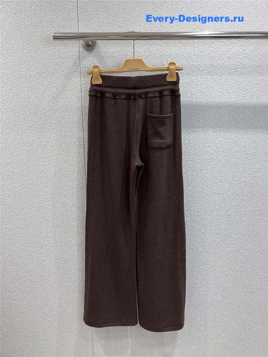 Miu Miu Hoodie Wide-Leg Pants Set