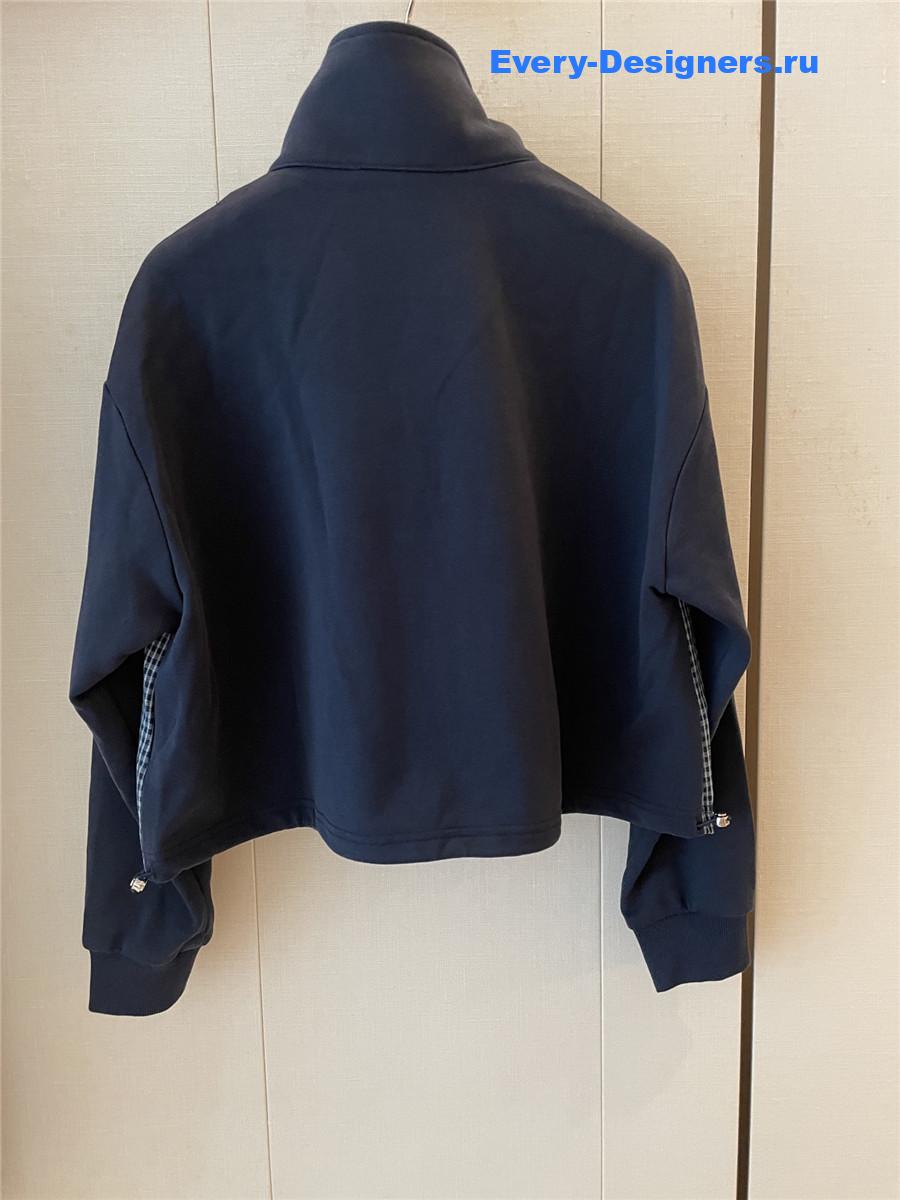 Ch**el cc logo-print half-zip sweatshirt