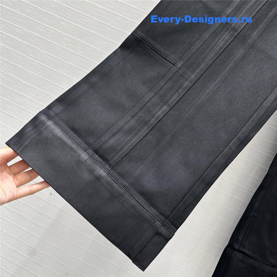 Miu Miu black denim trousers