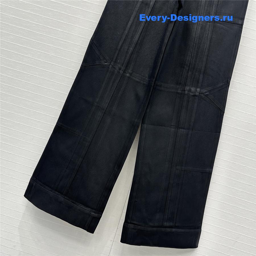 Miu Miu black denim trousers